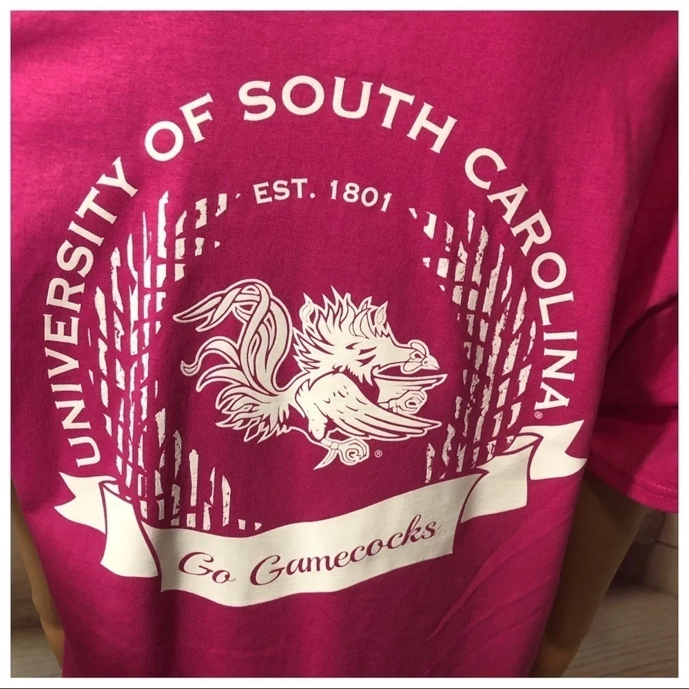 Hanes USC pink tee